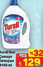 TURSİL SIVI ÇAMAŞIR DETERJANI 2145 ML TURSİL SIVI ÇAMAŞIR DETERJANI 2145 ML